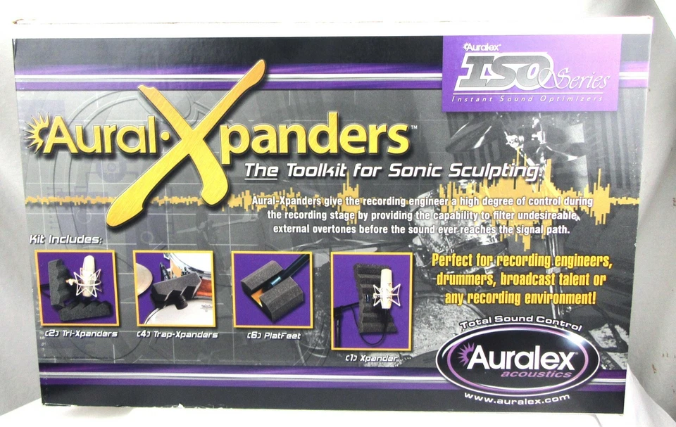 Kit de herramientas de escultura sónica Auralex Aural Expanders - Nuevo stock antiguo, envío gratuito Foto 1 de 4
