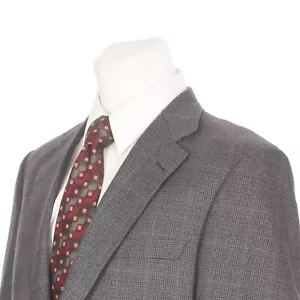 Abrigo deportivo de lona completa Brooks Brothers Madison azul diente de sabueso 40 regular 40R - Imagen 1 de 11