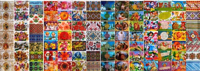 Set of 14 Heat Shrink Sleeve Decoration Easter Holiday For 98 Eggs Pysanka - Image 1 of 3