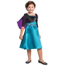 Children's Girls Official Disney Frozen Queen Anna Fancy Dress Costume