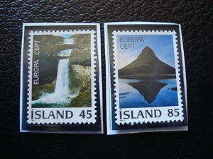 ISLANDE - timbre yvert et tellier n° 475 476 n** (A22) stamp iceland - Picture 1 of 1