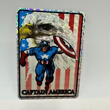 Marvel's Captain America Vending Machine Sticker Eagle With American Flag RARE