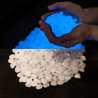 100pcs Glow in The Dark Pebbles Rocks Luminous Stone For Garden Aquariums Decor