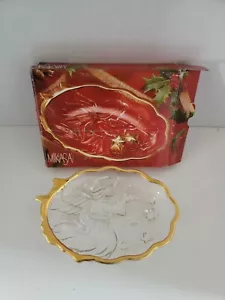 MIKASA Gold Edged "ANGEL SONG GOLD" Sweet Dish X027/502 with Box - Vintage - Picture 1 of 2