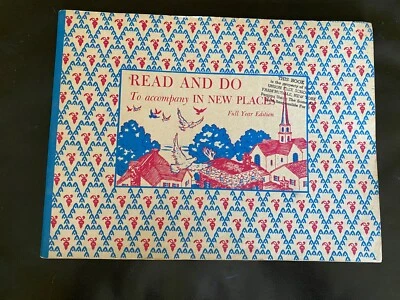 Vintage 1946  unused Read & Do to accompany In New Places full year edition - Image 1 of 4