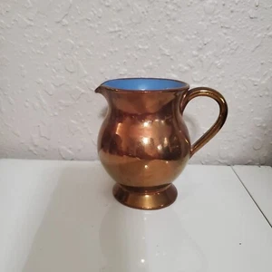 Vintage Welsh Pottery Cooper Lustre Jug Creigiau Pottery Wales Milk Jug/ Creamer - Picture 1 of 6