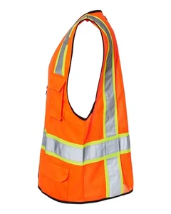🔥 Kishigo 6 Pocket Contrast Class 2 Vest Safety Reflective Up To 5XL 1580-1581 - Picture 1 of 7