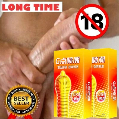 Natural Latex Spike Condoms Enhance Extension Stimulate Adult Supplies HOT - Image 1 of 4
