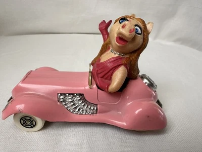 Vintage 1979 The Muppets Miss Piggy in Rolls Royce Diecast Car Figurine Corgi - Image 1 of 4
