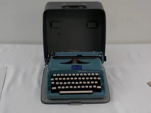 Máquina de escribir Sperry Rand Remington Personal Riter vintage años 60 con estuche Holland - Imagen 1 de 14