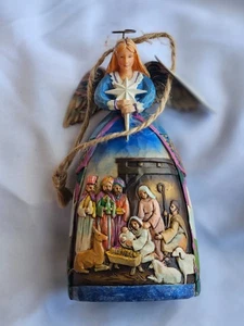 Belén Jim Shore Ángel 4,5" Heartwood Creek adorno - Imagen 1 de 5