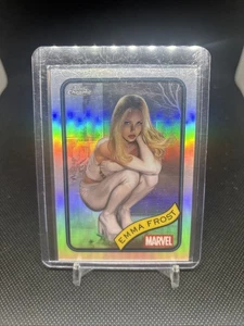 Emma Frost Topps Chrome Refractor Marvel Card - Picture 1 of 2