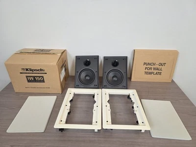Par de módulos de altavoces de pared arquitectónicos Klipsch IW 150 - Probados Foto 1 de 4