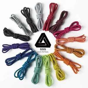 Shoe laces CUSTOM Premium 3M Reflective Rope Shoelaces 47" - Picture 1 of 35