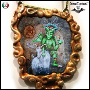 gioiello talismano protettivo amuleto sigillo azazel collana pendaglio ciondolo - Picture 1 of 24