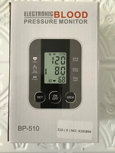 NIB -Electronic Blood Pressure Monitor w/ Blood Pressure Cuff # BP-510 - Picture 1 of 5