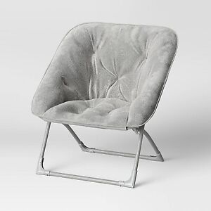 Folding Dish Chair Gray - Pillowfort