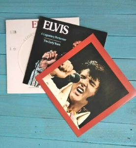 ELVIS A LEGENDARY PERFORMER VOL 1 RECORD LP ILLUSTRATED MEMORY LOG FREE SHIPPING - Picture 1 of 6