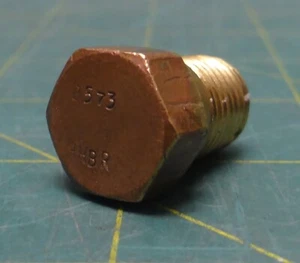 1/4" Male NPT Solid Brass Pipe Fitting External Hex Drive Plug  - Picture 1 of 4