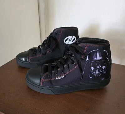 Zapatos de Patinador Heelys Star Wars Darth Vader Top Alto Juvenil 6 Preloved Foto 1 de 4