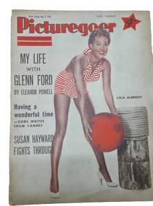 Picturegoer Film Magazine 5th May 1956 Lola Albbright - Picture 1 of 1