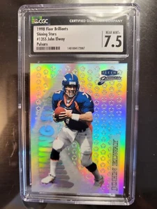 1998 Fleer Brilliants Shining Stars Pulsars John Elway HOF CGC 7.5!! RARE SSP - Picture 1 of 2