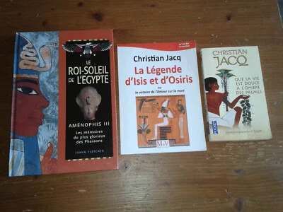 Lot de livres sur l'Egypte ancienne - Photo 1/3