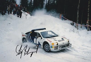Stig Blomqvist Hand Signed Ford 12x8 Photo Rally Autograph 3 - Picture 1 of 1