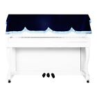 Bordered Gold Velvet Piano Cover Keep Your Piano Safe from Dust and Scratches