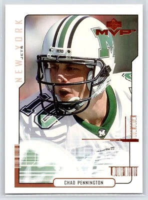 Chad Pennington 2000 Upper Deck MVP RC #208 New York Jets - Image 1 of 2