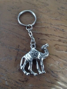 Camel Maroc Morocco Fine Pewter Keychain - Picture 1 of 9