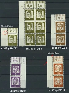 RFA 347, 348, 349, 353 DZ, ¡marca de impresora sin usar! Por favor selecciona #g598 - Imagen 1 de 6
