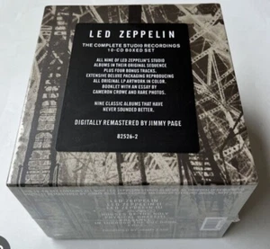 Led Zeppelin The Complete Studio Recordings 10 CD Box Set 1993 Brand New Sealed - Imagen 1 de 8
