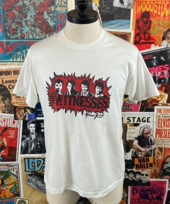 Camiseta De Colección Años 80 The Witnesses Raizer X Records Banda Punk Pantalla Estrella Gráfica Foto 1 de 4