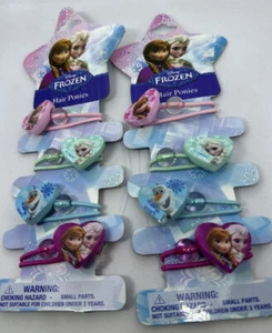 Disney Frozen OLAF ANNA ELSA 8 Piece Hair Ponies Set - Picture 1 of 1