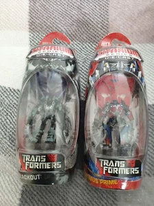 Hasbro Titanium Series 2.5" Transformers Diecast Figure - Blackout & Prime - Zdjęcie 1 z 7