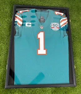 Framed Tua Tagovailoa Miami Dolphins Team Issued Authentic NFL Football Jersey - Picture 1 of 9