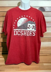 Para hombres DC Shoes Camiseta Roja Talla XL Camiseta de Skateboarding Manga Corta Camisa Informal - Imagen 1 de 6