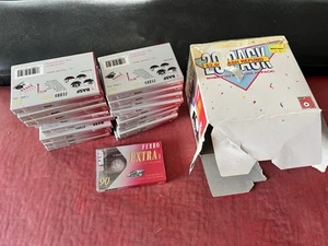 BASF Ferro Extra I 90 minuti nastro audiocassetta vuoto confezione da 20 scatola NOS nuovo - Foto 1 di 7