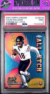 2024 Topps Chrome All-Etch #CAECW Caleb Williams PSA 9 - Picture 1 of 2