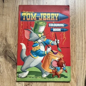 MGMs Tom und Jerry Malbuch Vintage unbenutzt Malbuch autorisierte Ausgabe - Bild 1 von 6