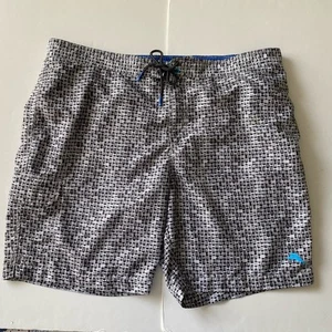 Tommy Bahama Bañador Board Shorts Forrado Carga Bolsillo Gris Piel de Serpiente Para Hombres XXL - Imagen 1 de 14