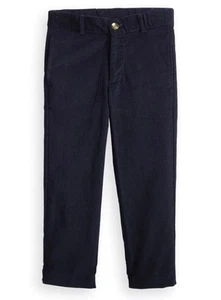 Bella Bliss Boutique Boys Size 8 Navy Blue Corduroy Slim Pants *NEW - Picture 1 of 1