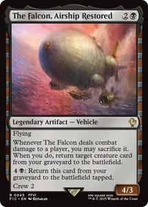 The Falcon, Airship Restored (REGULAR) x1 - MTG Final Fantasy Commander FIC #45 - Picture 1 of 1