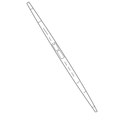 Genuine Nissan Value Advantage™ BLADE ASSY - WS WIPER B889U-HS28J - Image 1 of 3