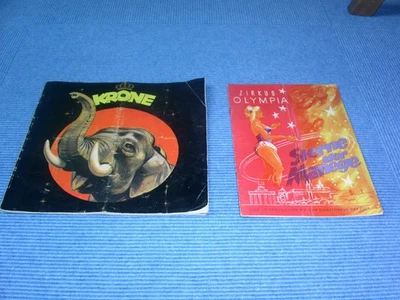2 alte Programm Hefte CIRCUS Krone  und Zirkus Olympia - Bild 1 von 4