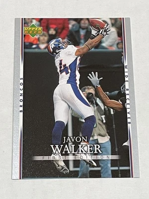 2007 Upper Deck First Edition Football #29 - Javon Walker - Denver Broncos - Image 1 of 2