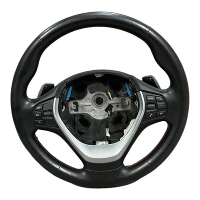 2019 BMW 430i Steering Wheel Black Leather Factory OEM Replacement Part Foto 1 de 4
