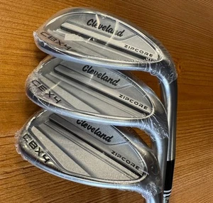 New Cleveland CBX 4 ZipCore Wedge Set 52.12* AW 56.14* SW 60.12* LW KBS Wedges - Picture 1 of 9