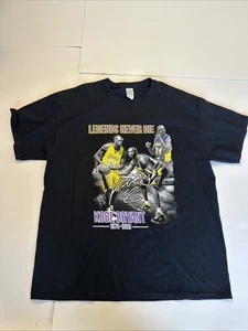 Kobe Bryant And Daughter Lakers Black Mamba Legends Never Die T-Shirt size XL - Picture 1 of 2